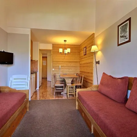 Duplex Chaleureux 2 Pieces Au Pied Des Pistes, Vue Magnifique - Fr-1-455-8 ラ・プラーニュ